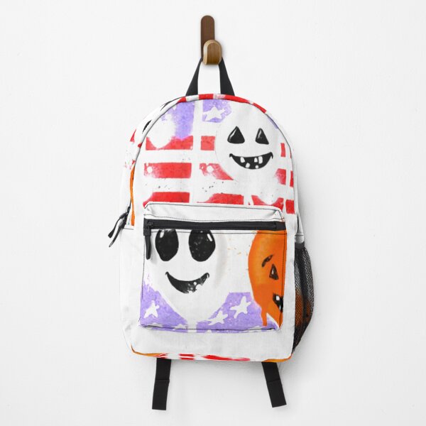 Item preview, Funny Balloon Face Halloween pumpkin America flag designed and sold by GeniusDesignArt.