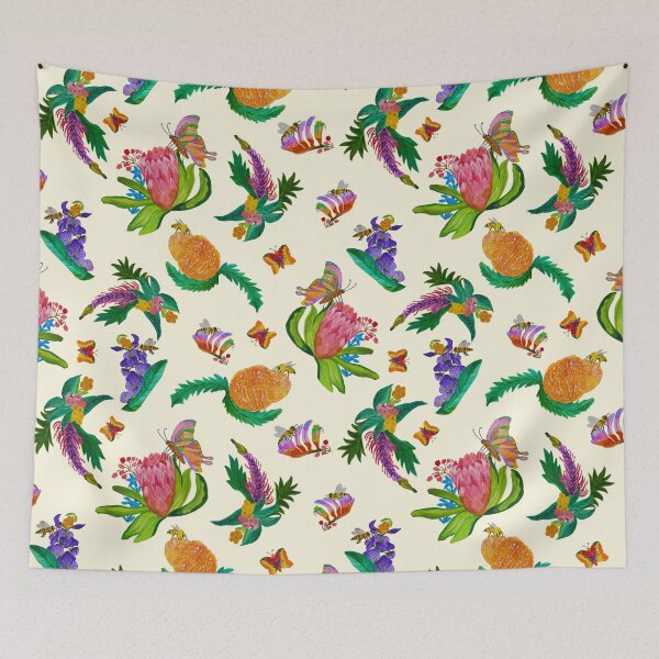 Item preview, Aussie native flowers pattern  designed and sold by Geebizart.