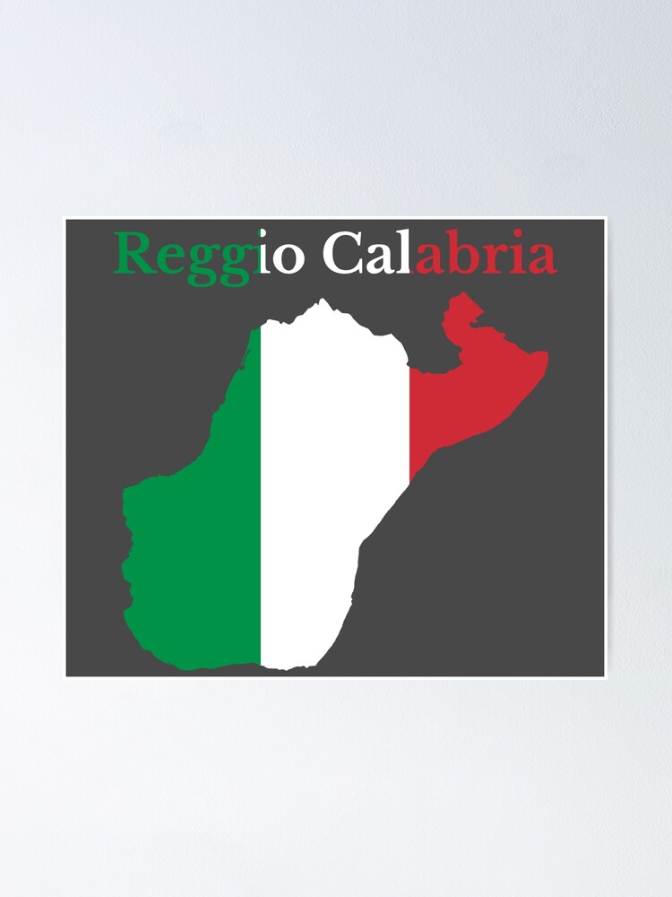 "Province of Reggio Calabria Map, Italian Province." Poster for Sale by