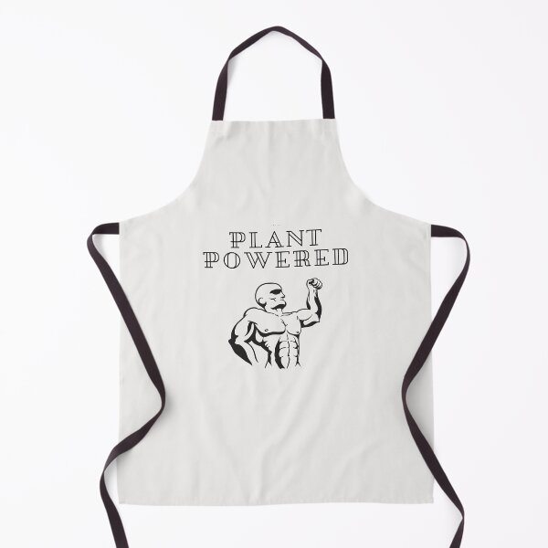 Item preview, Plant Powered - Vegan Muscle man! (black font) designed and sold by Millenial Designs.