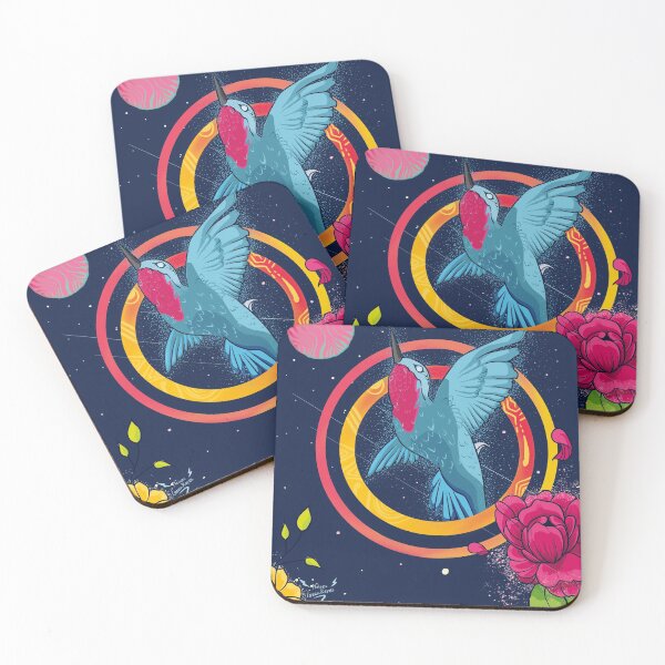Item preview, Fluorescent hummingbird designed and sold by TjaT.