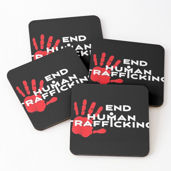 Item preview, Human Trafficking Awareness End Human Trafficking Red Palm designed and sold by aliciarogers2.