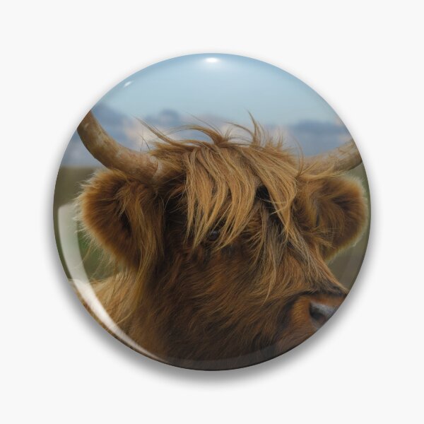 Item preview, Highland Cow Gaze designed and sold by rawshutterbug.