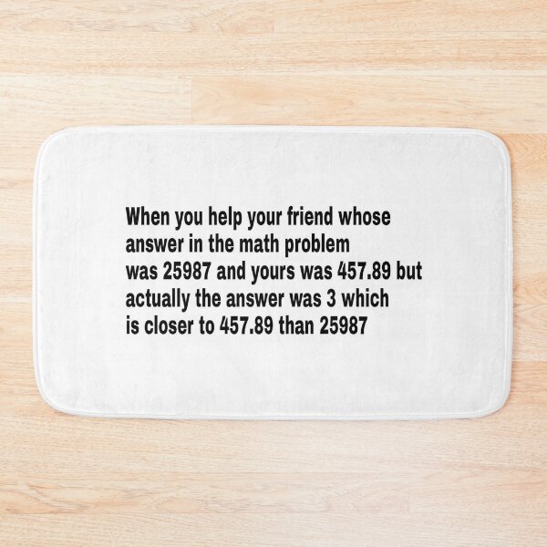 Item preview, Funny maths design designed and sold by Shipra Gupta.