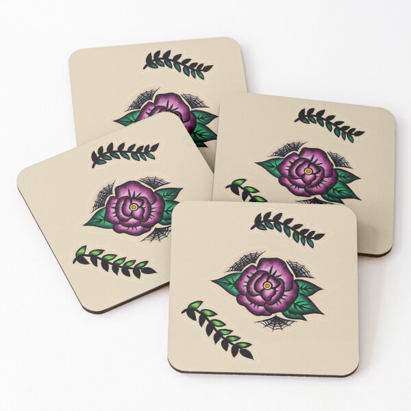 Item preview, Floral tattoo designed and sold by makimikoo.