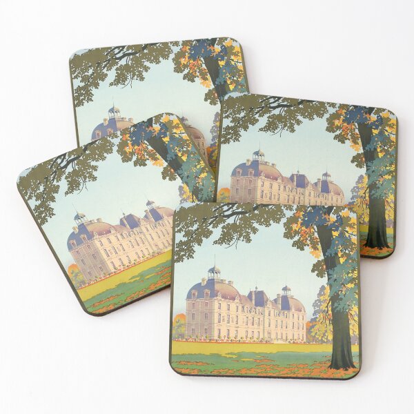 Item preview, Cheverny retro poster designed and sold by CorasPosters.