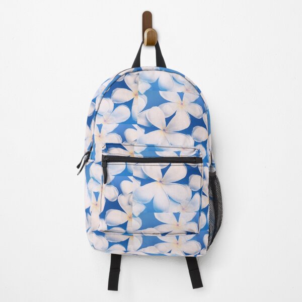 Artikelvorschau, weiße Plumeria, Blume, Hawaii, weiß, blau, rosa, weich, Aquarelle, Pastelle, Blumen, entworfen und verkauft von prteacool.