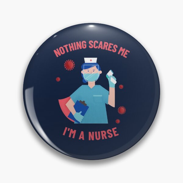 Item preview, Nothing Scares Me I'm A Nurse designed and sold by NikStore.