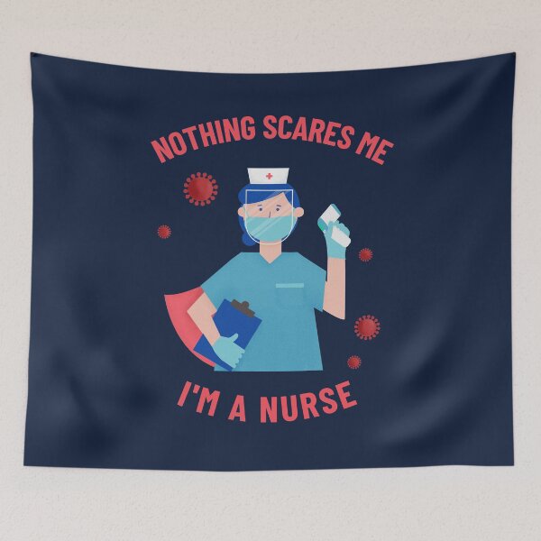 Item preview, Nothing Scares Me I'm A Nurse designed and sold by NikStore.