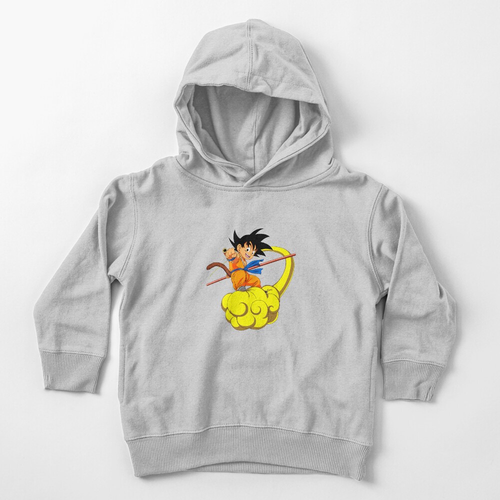 kid goku on nimbus hoodie