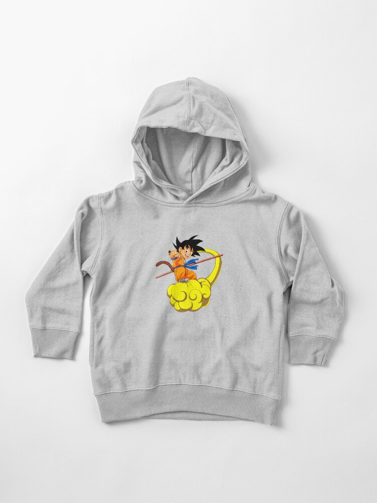 kid goku on nimbus hoodie