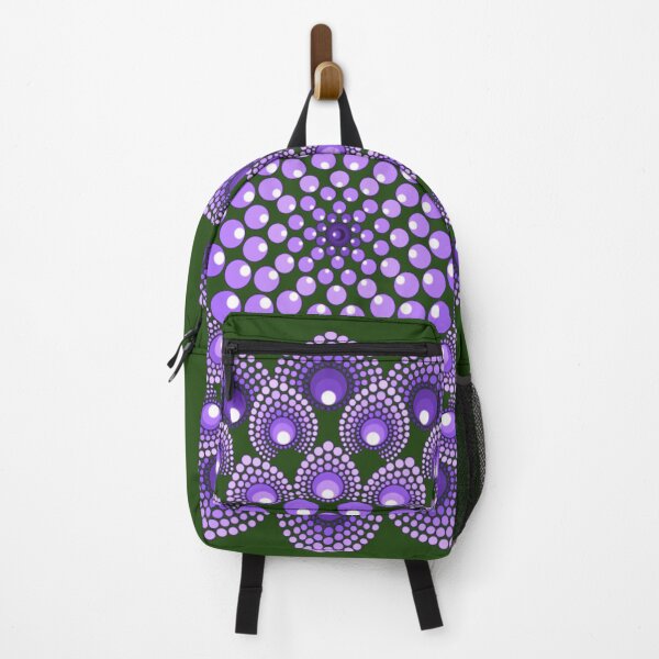 Item preview, Purple Mandala Round Gypsy Indian Bohemian Gift Boho Lotus Flower Hoop Design designed and sold by TheGreekGuy.