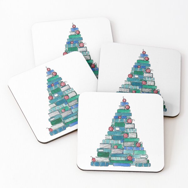 Item preview, Bookish Christmas Tree 2020 designed and sold by Emma Mildred Cowell.