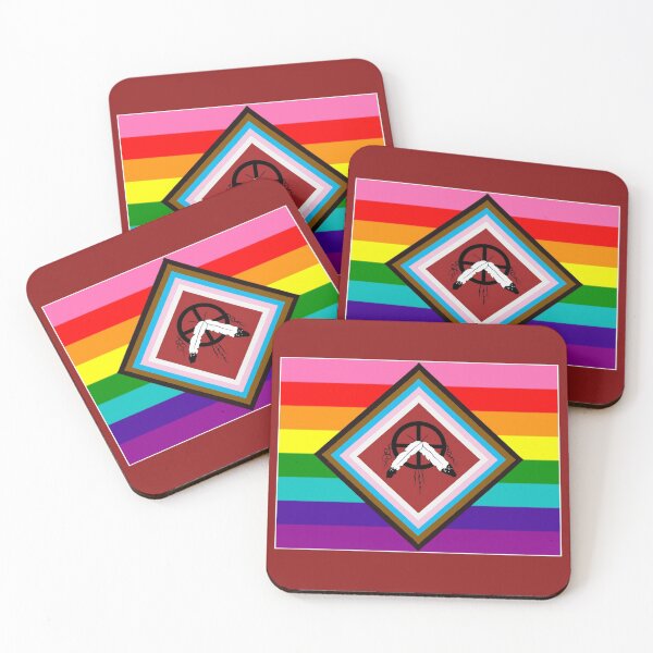 Item preview, Two Spirit LGBTQ2A+ Pride Flag White Border designed and sold by foxandtigersden.