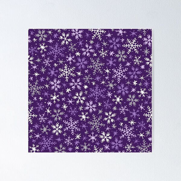 Item preview, Snowfall - Purple designed and sold by robyriker.