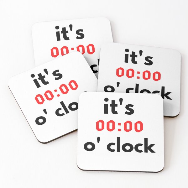 Item preview,   it's zero o' clock designed and sold by Bubblegirl17.