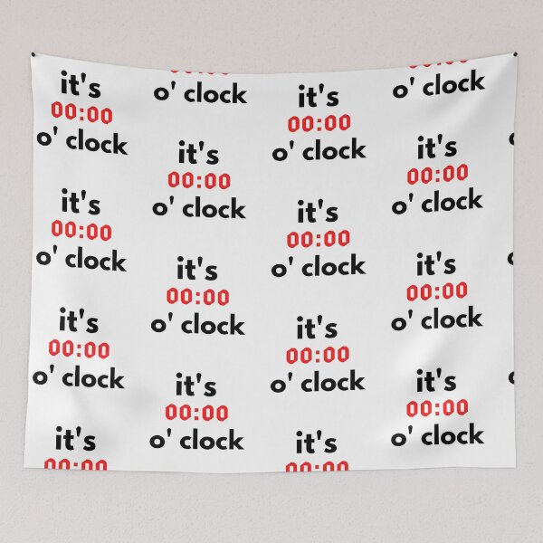 Item preview,   it's zero o' clock designed and sold by Bubblegirl17.