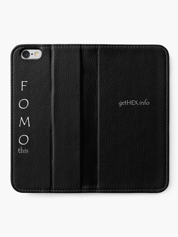 Alternate view of FOMO this iPhone Wallet