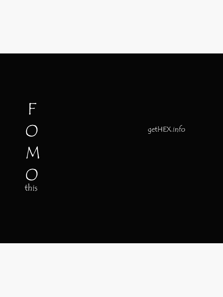 FOMO this by FOMO-Pants