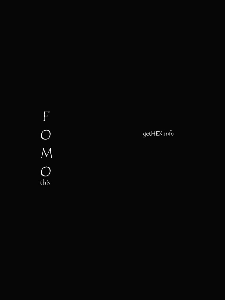 FOMO this by FOMO-Pants