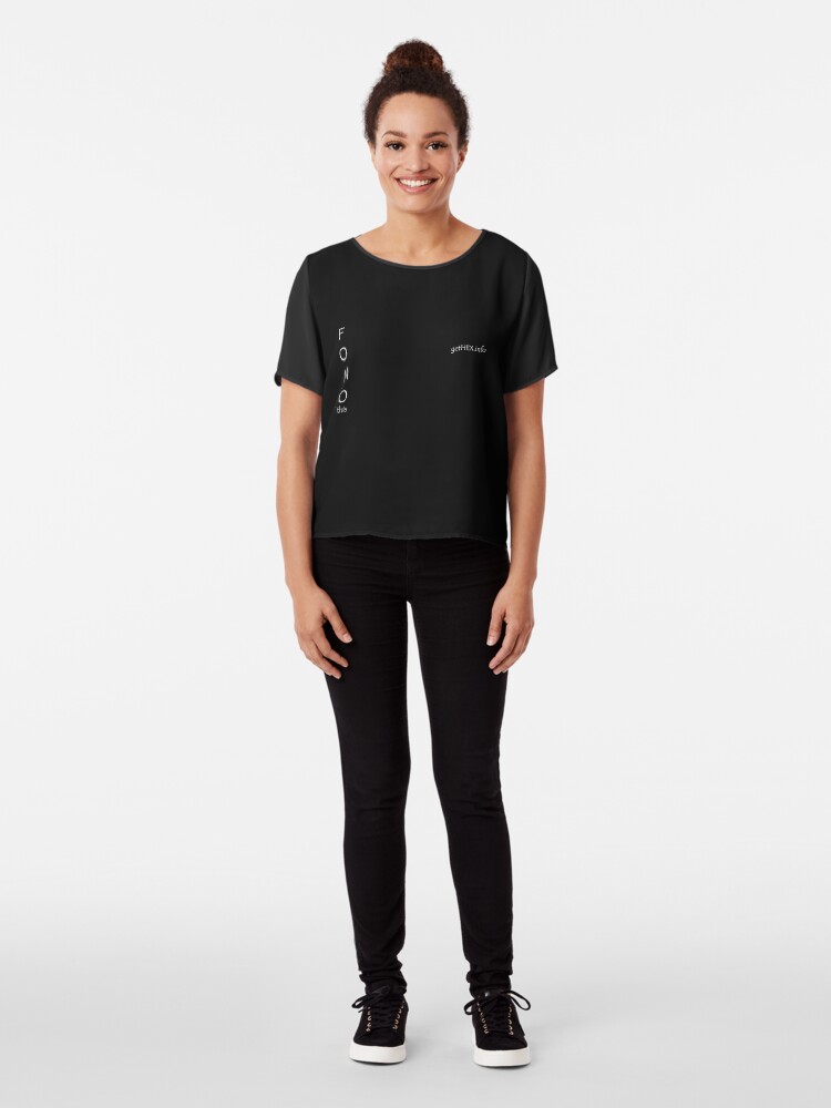 Alternate view of FOMO this Chiffon Top