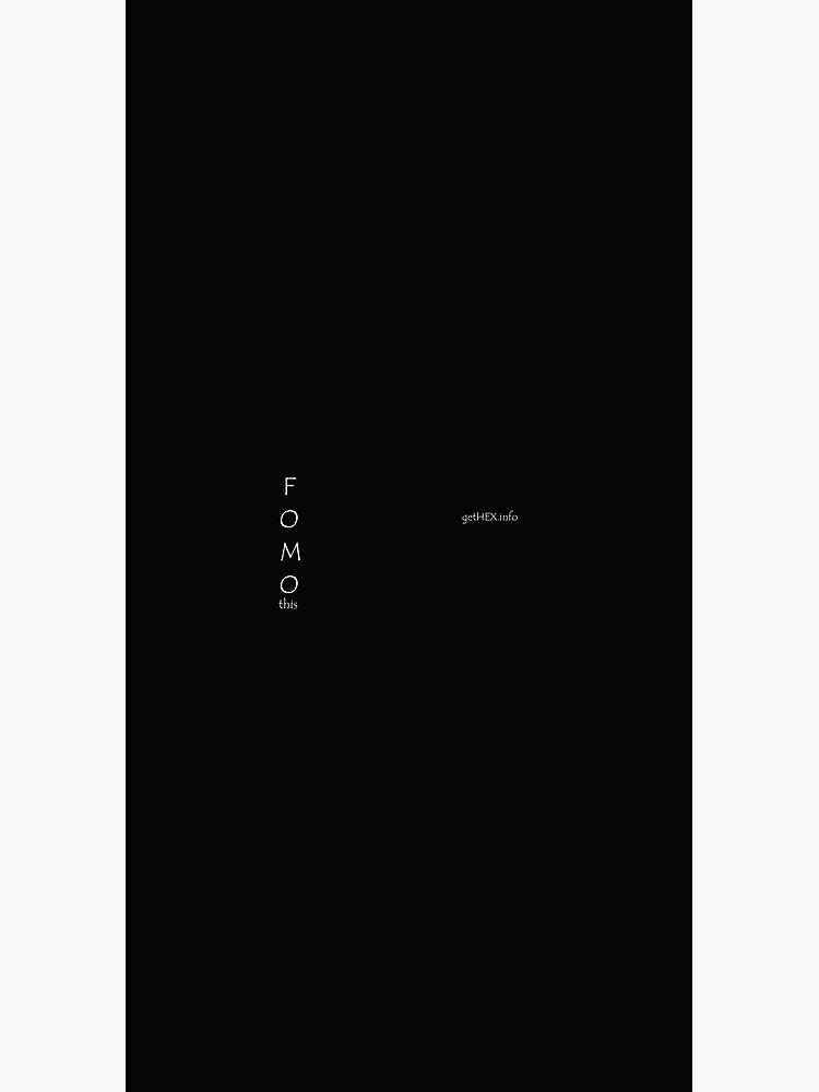 FOMO this by FOMO-Pants