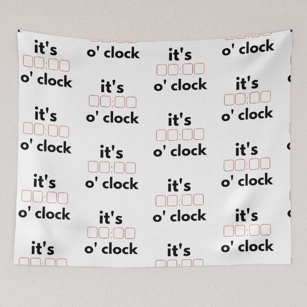 Item preview,   it's zero o' clock designed and sold by Bubblegirl17.