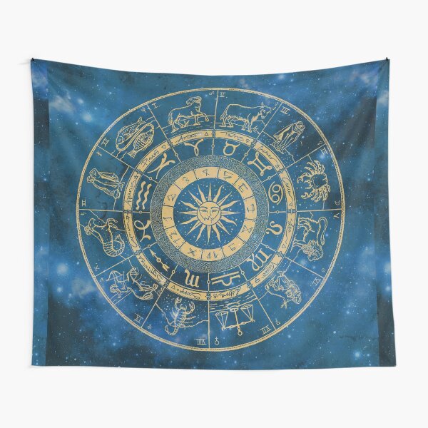 Zodiac chart tapestry sale