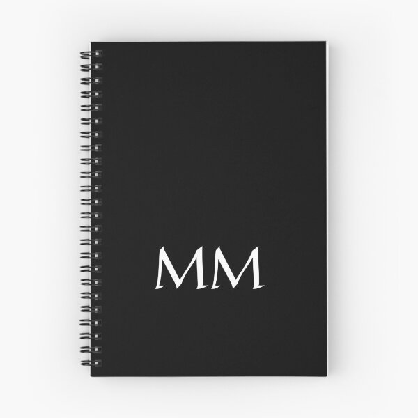 Item preview, Simple black and white MM Initials monogramed designed and sold by Abbara.