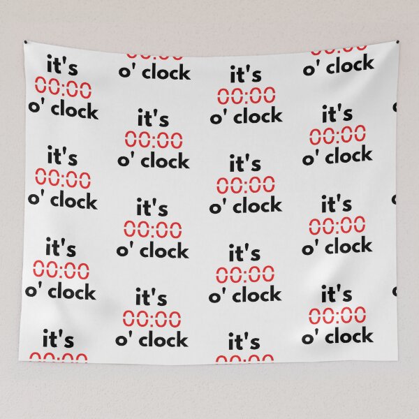 Item preview,    it's zero o' clock designed and sold by Bubblegirl17.