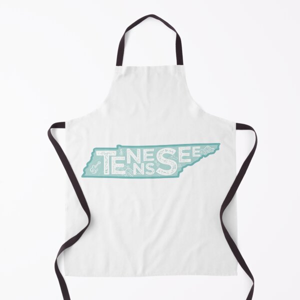 Item preview, Tennessee Map Typography Blue designed and sold by HelloGentry.