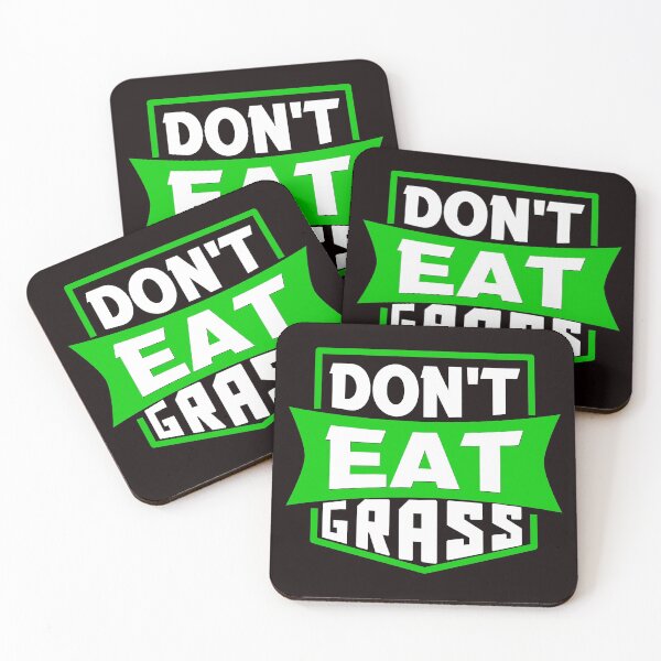 Item preview, Don't Eat Grass - Cool Funny Meme For Vegan Text Effects Trend Gift Ideas designed and sold by leo121687.