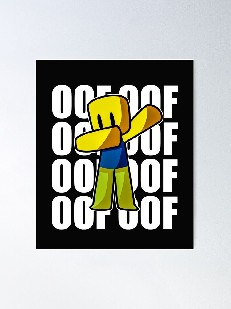 Oof Noob Funny Dank Meme Hand Drawn Gamer Youth Roblox shirt