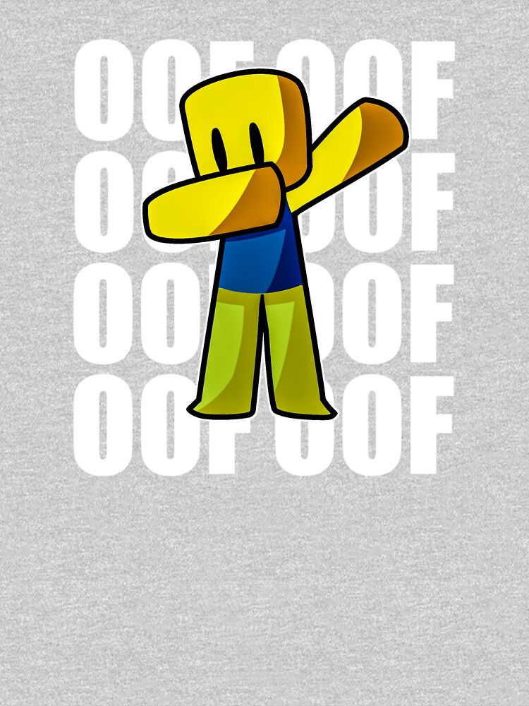 Oof Noob Funny Dank Meme Hand Drawn Gamer Youth Roblox Unisex T