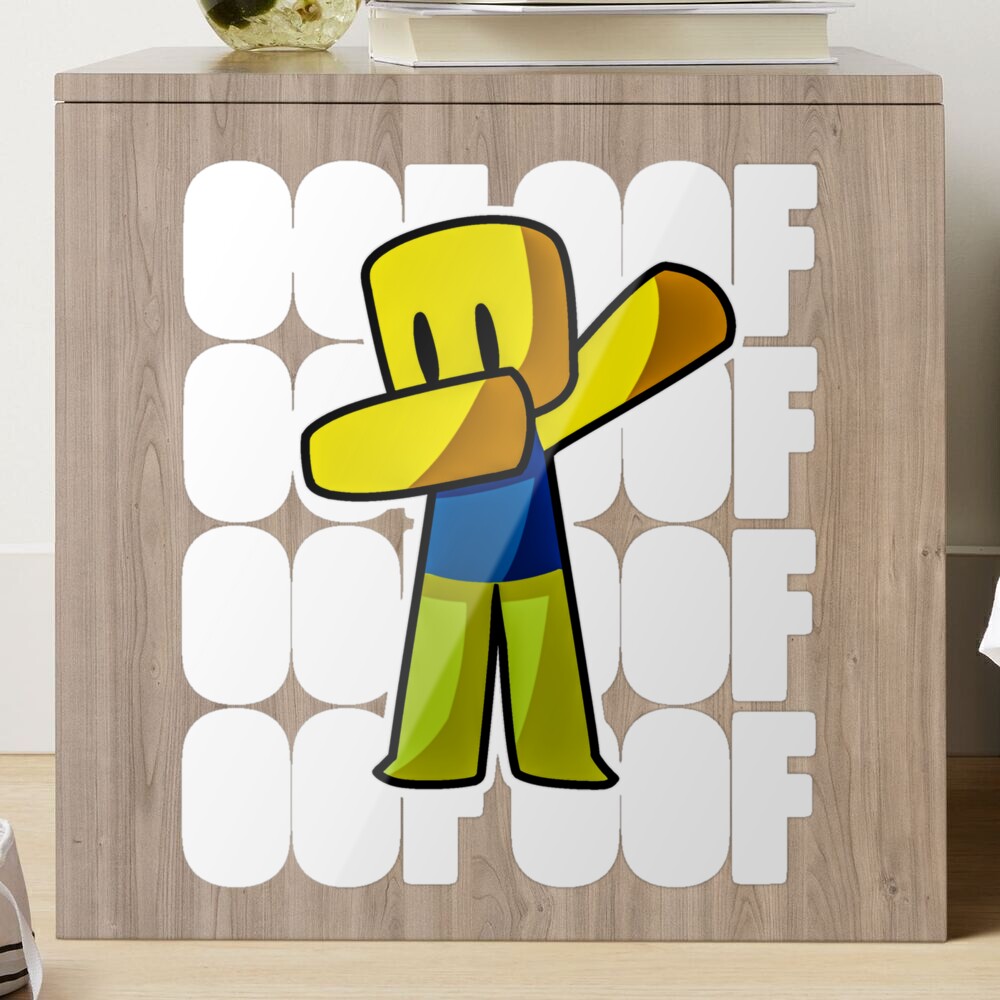 7012684 Roblox Oof Meme Funny Noob Gamer Gifts Idea Stickers for