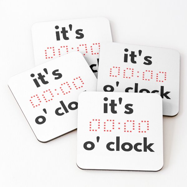 Item preview,    it's zero o' clock designed and sold by Bubblegirl17.