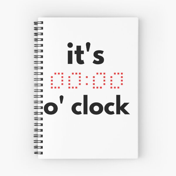 Item preview,    it's zero o' clock designed and sold by Bubblegirl17.