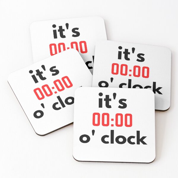 Item preview,   it's zero o' clock designed and sold by Bubblegirl17.
