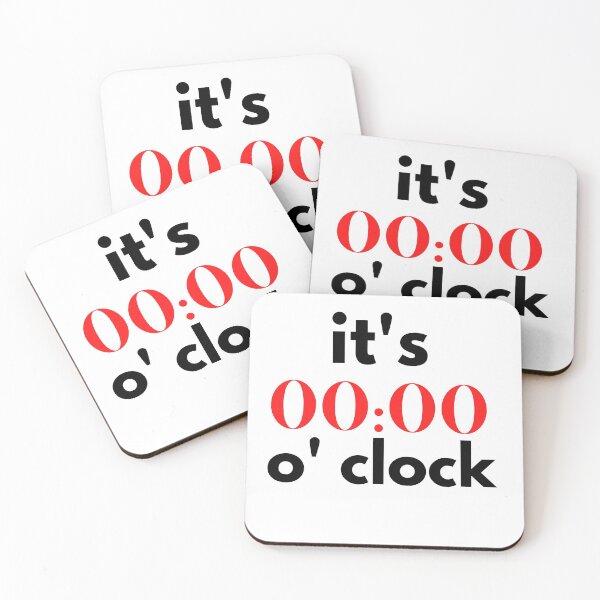 Item preview,   it's zero o' clock designed and sold by Bubblegirl17.