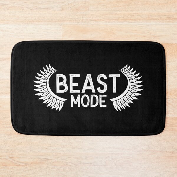 Item preview, Fly Beast Mode - Inspirational Gym Abstract Design (Black Edition) designed and sold by WolfSpiritCo.