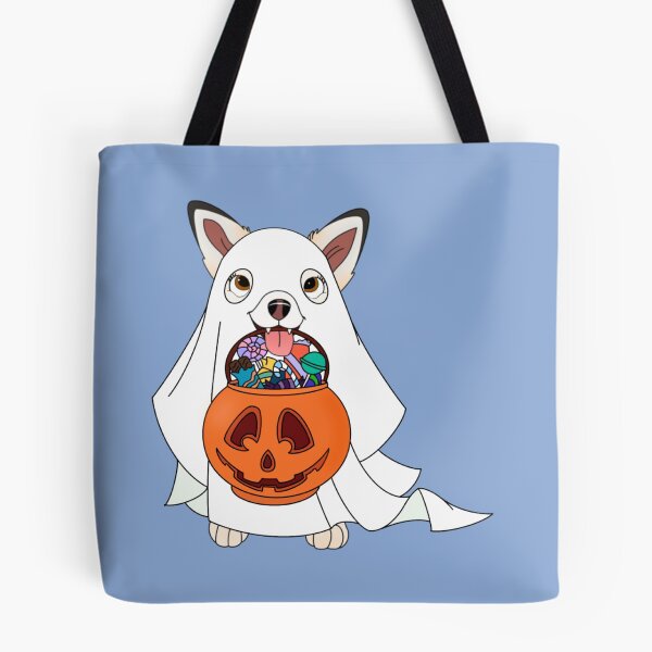 Item preview, Cartoony Ghost Pup Design designed and sold by pawtraitdreams.