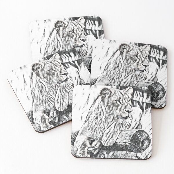 Item preview, Lioness Sketch Design designed and sold by The Merch.
