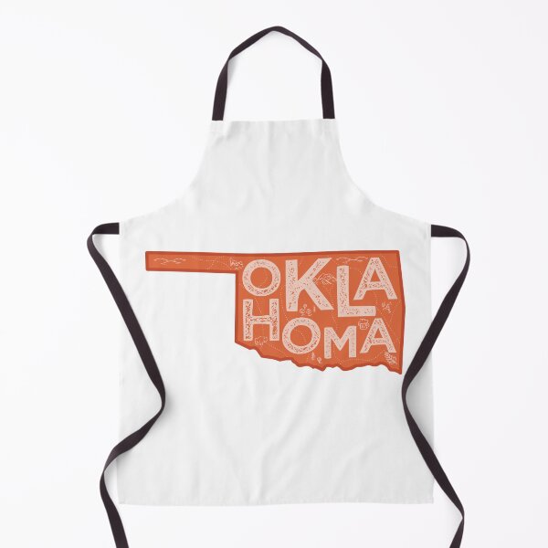 Item preview, Oklahoma Map Typography Red designed and sold by HelloGentry.