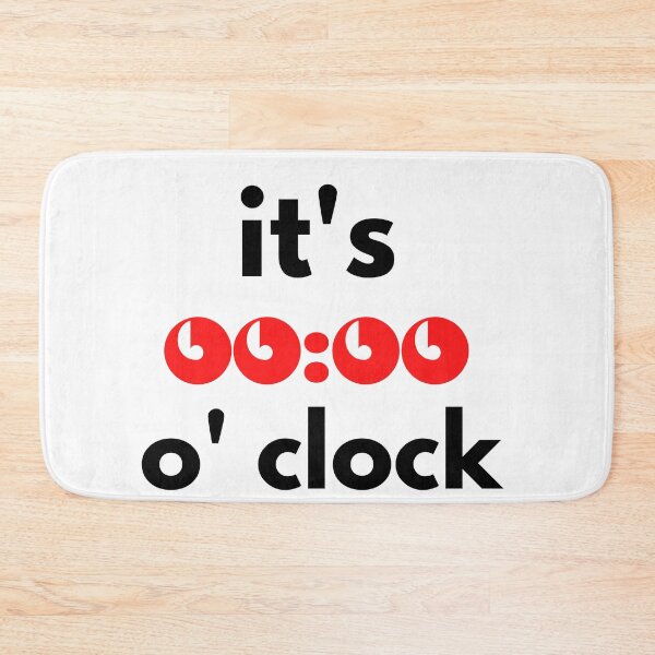 Item preview,    it's zero o' clock designed and sold by Bubblegirl17.