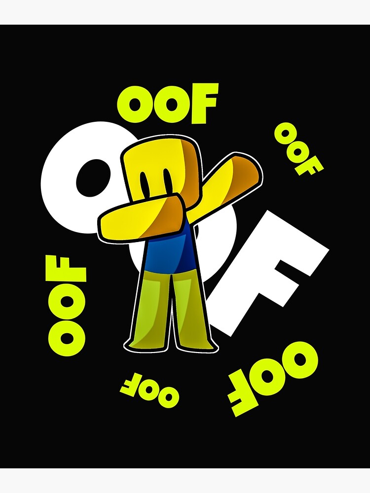 Oof Noob Funny Dank Meme Hand Drawn Gamer Youth Roblox Unisex T