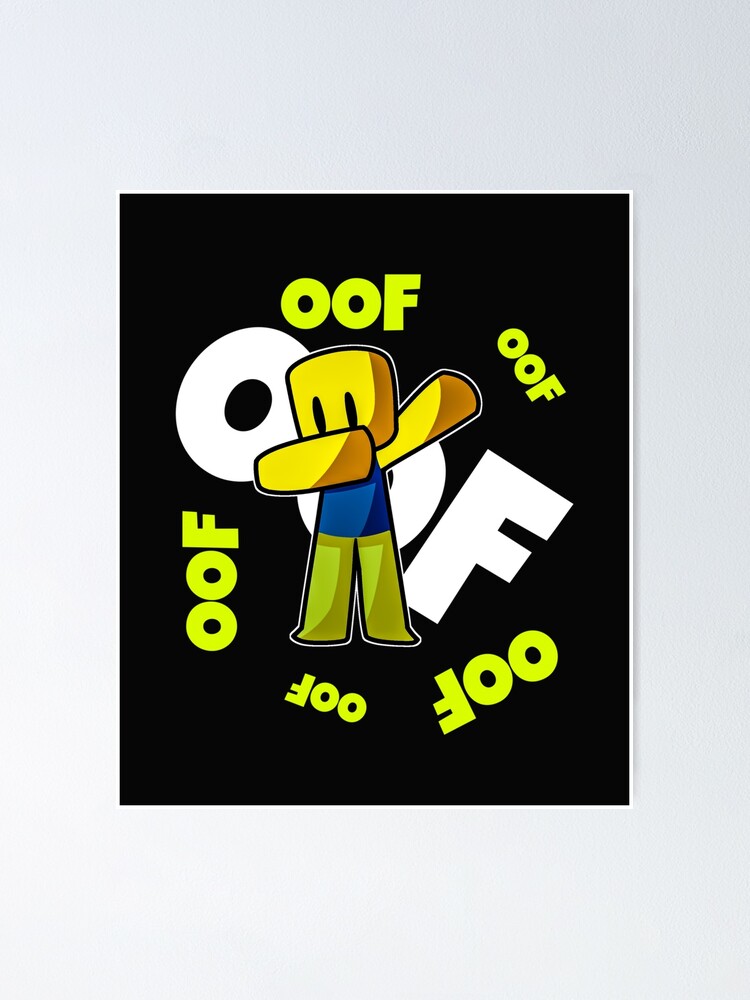 Oof noob funny dank meme hand drawn gamer youth roblox shirt