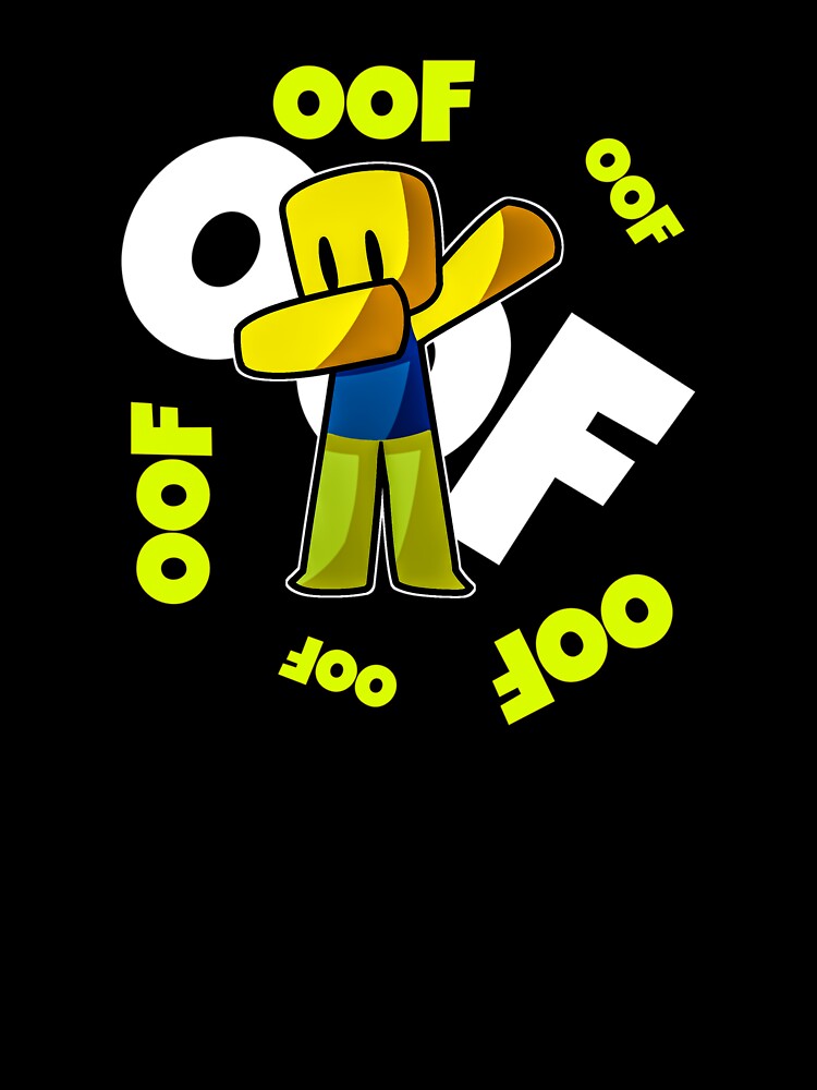 Oof noob funny dank meme hand drawn gamer youth roblox shirt