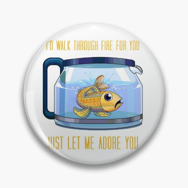 Item preview, Just let me adore you, fish inside coffee pot designed and sold by Jaime Brash.