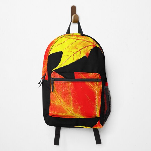 Item preview, Maple leaf leaf autumn black red gold designed and sold by MyREDBlack.