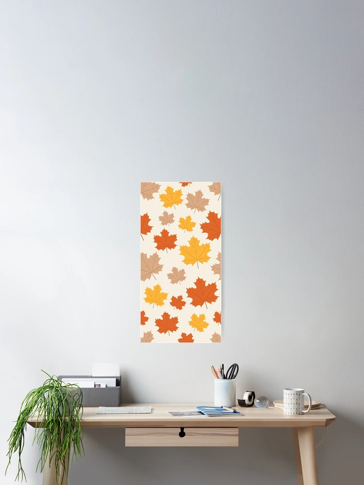 Thumbnail 2 of 3, Poster, Retro Autumn Pattern designed and sold by PatternSquare.